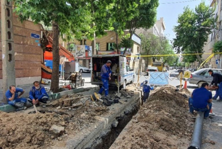 Rehabilitation project of urban water distribution network in region 4 of Tehran